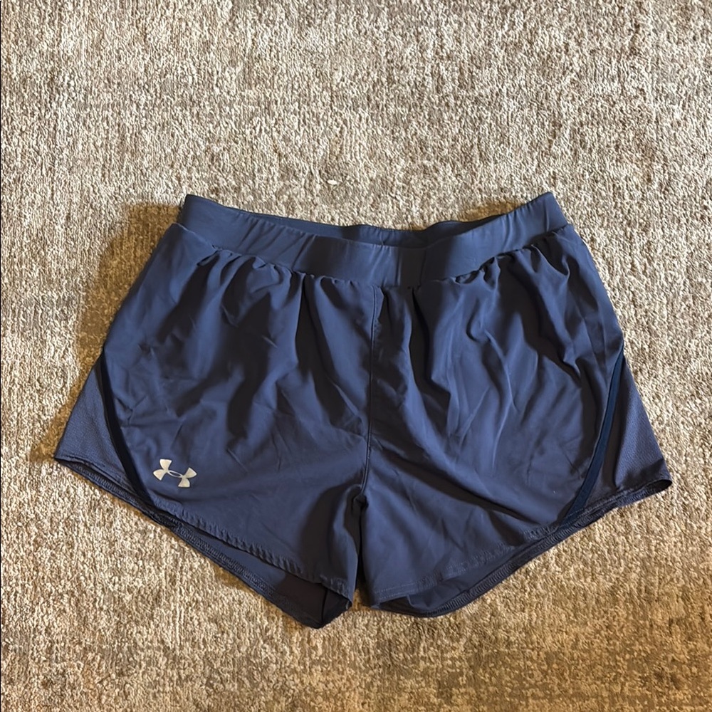 Under Armour Blue Athletic Shorts Lightweight Performance